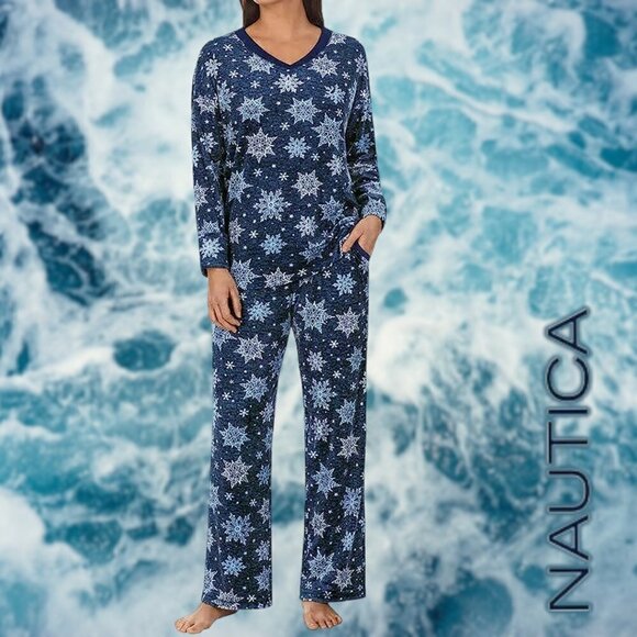 Nautica Other - Nautica | 2 Piece Cozy Fleece Pajama Sleepwear Set | Blue | NWT